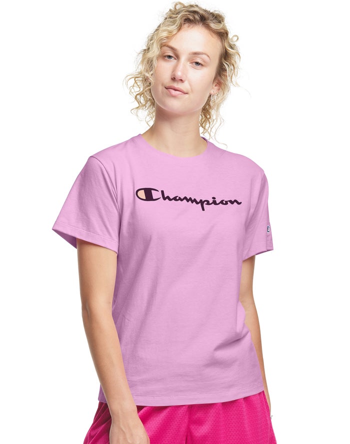 Champion Classic T-Shirt Dames - Roze - Belgie 6805DXLUS